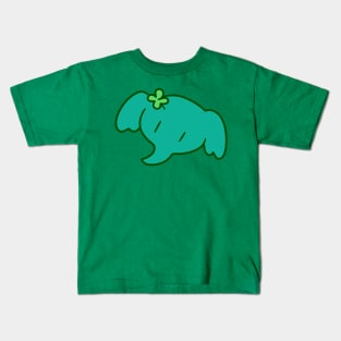 Lucky Elephant Face Kids T-Shirt